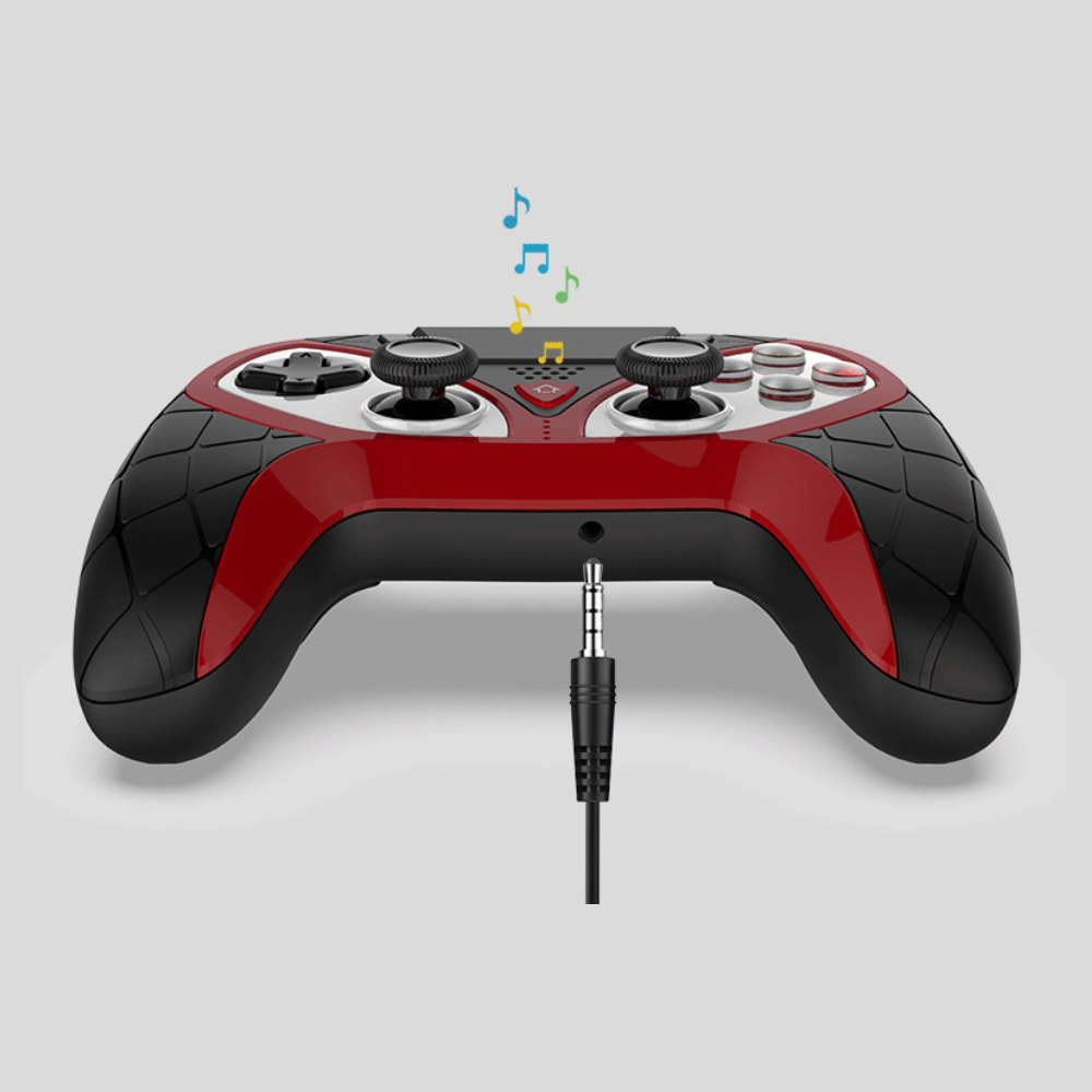 Bluetooth Gaming Controller with 3.5mm Jack for PS3, PS4, PC, iOS & Android