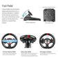 180° Universal Gaming Race Steering Wheel with Pedal for PS3 / PS4 / PC / Switch