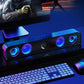 Bluetooth 5.0 Wireless Stereo Bass Surround Speaker with Cool RGB Lights & AUX / TF / USB