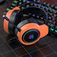 7.1 Stereo Bass Surround USB Wired Over-ear Gaming Headset with Mic and Cool Backlit for PC