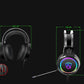 7.1 Stereo Bass Surround USB Wired Over-ear Gaming Headset with Mic and Cool Backlit for PC