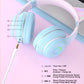 Bluetooth 5.1 Wireless Stereo Bass Surround Foldable Cute Headset with Backlit for Windows / Mac