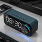 Bluetooth 5.0 Wireless Stereo Bass Surround Speaker with Dual Alarm Clocks Setting & TF Interface