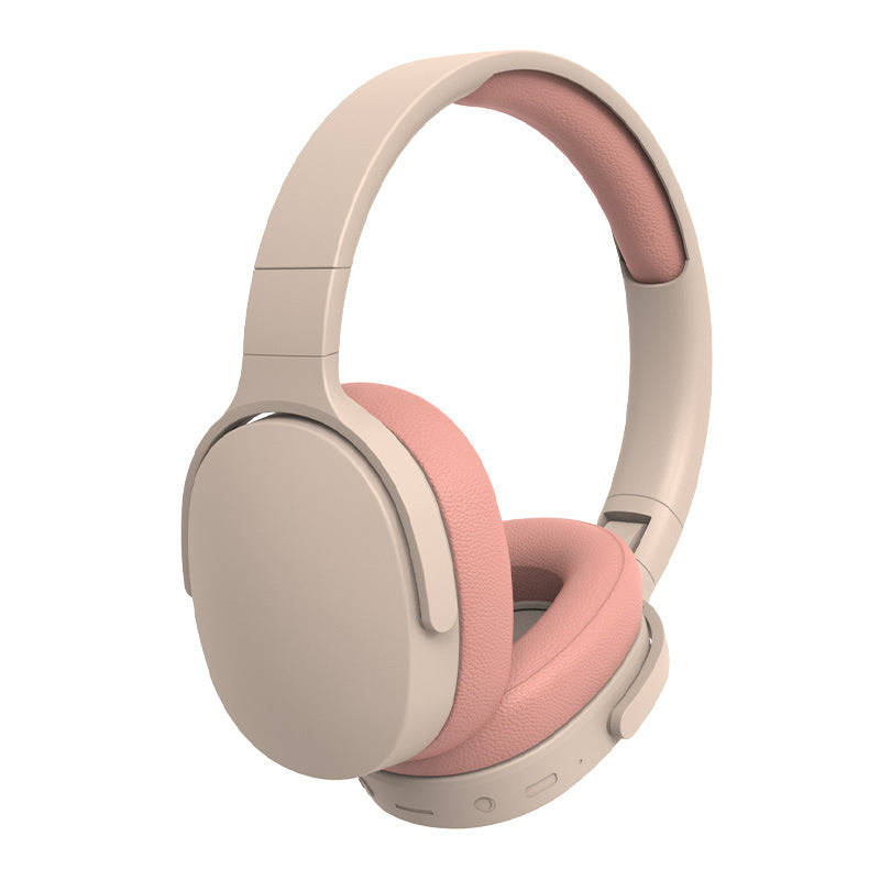 Bluetooth 5.0 Wireless Stereo Bass Surround Macaron Color Headset with Soft Earmuffs for Win / Mac