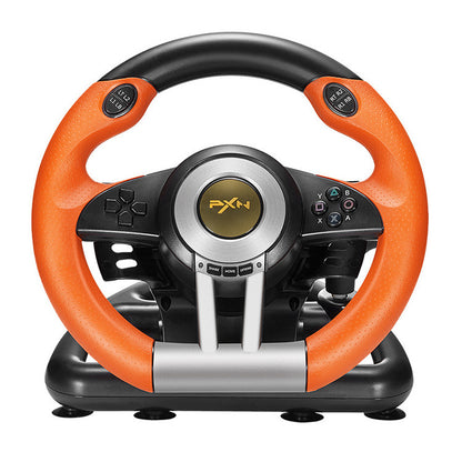 180° Universal Gaming Race Steering Wheel with Shifter & Pedals for PS3 / 4 / PC / Xbox One / Switch