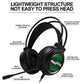 Stereo Bass Surround Wired Over-ear Gaming Headset with Mic & Soft Earmuffs for Windows / Mac