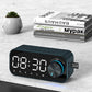 Bluetooth 5.0 Wireless Stereo Bass Surround Speaker with Dual Alarm Clocks Setting & TF Interface