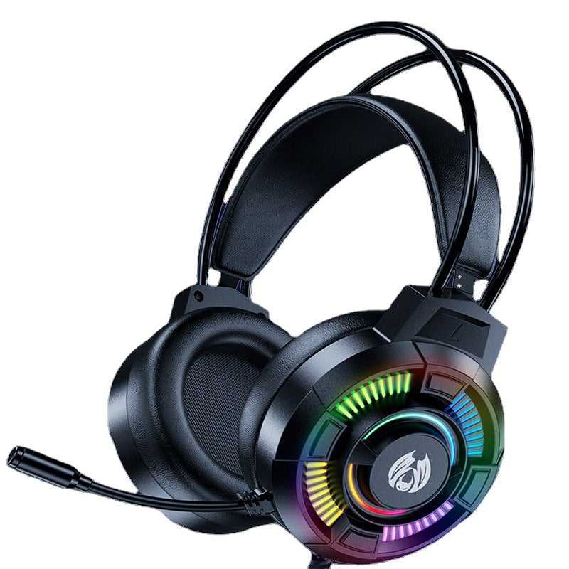 7.1 Stereo Bass Surround USB Wired Over-ear Gaming Headset with Mic & Cool RGB Backlit for PC