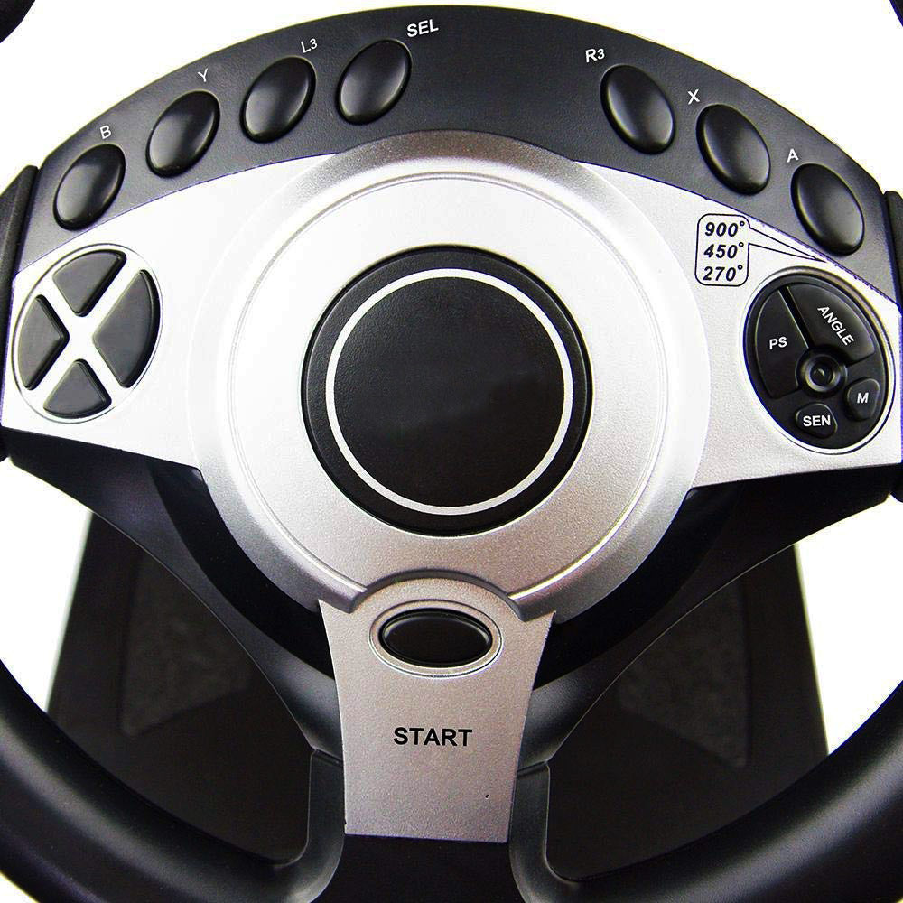 270° / 900° Gaming Racing Wheel with Gear Shifter & Pedal for PS3 / PS4 / PC / Xbox One / 360 / Switch