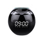 Bluetooth 5.0 Wireless Stereo Bass Surround Cute Portable Speaker with Colorful LED Lights & Alarm Clock