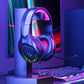 Stereo Bass Surround Wired Over-ear Gaming Headset with Mic & Cool RGB Backlit for Win/Mac/PS4