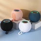 Bluetooth 5.0 Wireless Stereo Bass Surround Cute Speaker with Colorful LED Light & AUX / TF / USB