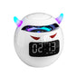 Bluetooth 5.0 Wireless Stereo Bass Surround Portable Speaker with Cool LED Lights & Alarm Clock