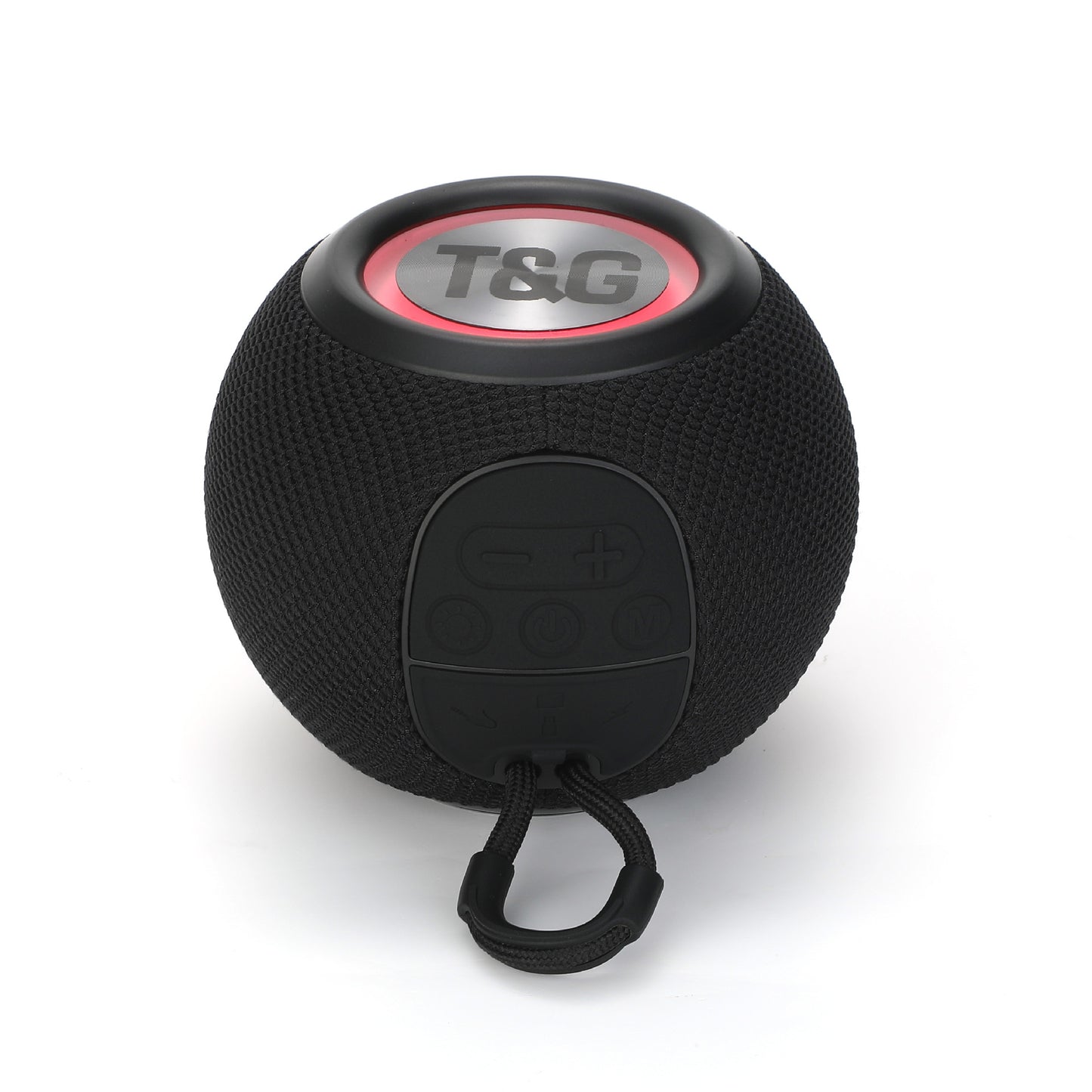 Bluetooth 5.0 Wireless Stereo Bass Surround Cute Speaker with Colorful LED Light & AUX / TF / USB