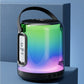 Bluetooth 5.1 Wireless Stereo Bass Surround Portable Speaker with LED Colorful Light Effect & AUX/TF/USB