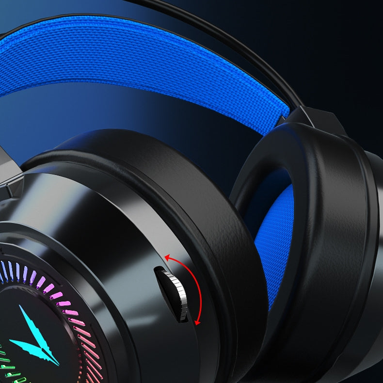 7.1 Stereo Bass Surround Wired Over-ear Gaming Headset with Mic & LED Backlit for Windows/Mac/PS4