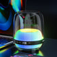 Bluetooth 5.1 Wireless Stereo Bass Surround Speaker with Colorful LED Light Effect & AUX / TF / USB