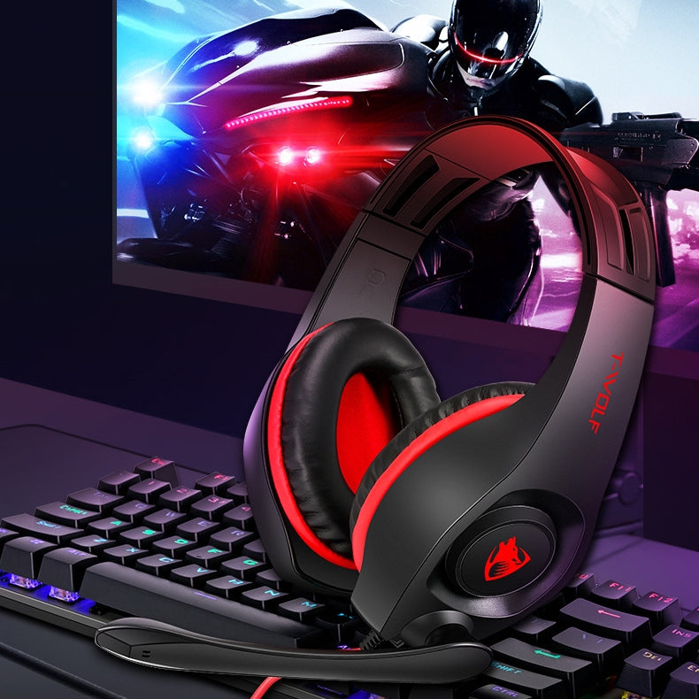 Stereo Bass Surround Wired Over-ear Gaming Headset with Mic & Soft Earmuffs for PC/Laptop/Mac/PS4/5