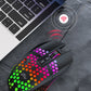 2.4GHz Wireless Honeycomb Design Gaming Mouse with RGB Backlight & Mute Buttons for Windows/Mac, 95g