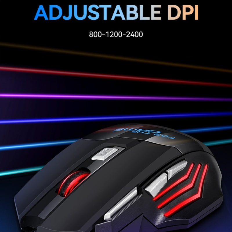 High Performance Wired Gaming Mouse with Chroma RGB Backlit & Fire Button for Windows / Mac