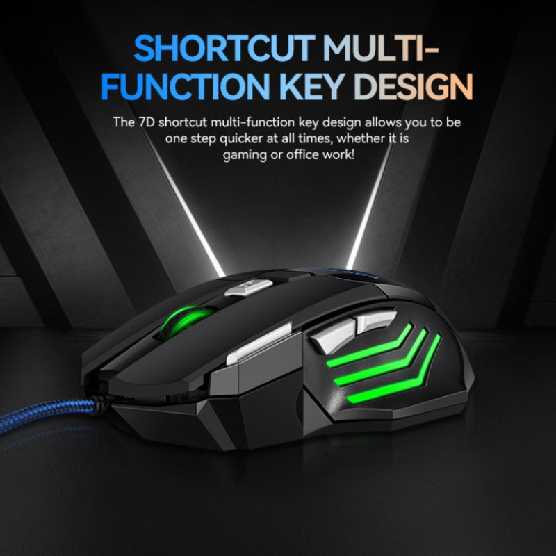 High Performance Wired Gaming Mouse with Chroma RGB Backlit & Fire Button for Windows / Mac