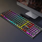 Spill Resistant 104 Keys Wired Keyboard with Rainbow Backlit + 1000 DPI Gaming Mouse Combo