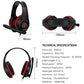 Stereo Bass Surround Wired Over-ear Gaming Headset with Mic & Soft Earmuffs for PC/Laptop/Mac/PS4/5