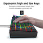 Anti-ghosting Ultra Compact 61 Keys Wired Membrane Keyboard with RGB Backlit for Windows/Mac