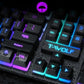 Gaming Set - 104 Keys Wired Keyboard with Rainbow Backlit + 1600 DPI Gaming Mouse Combo