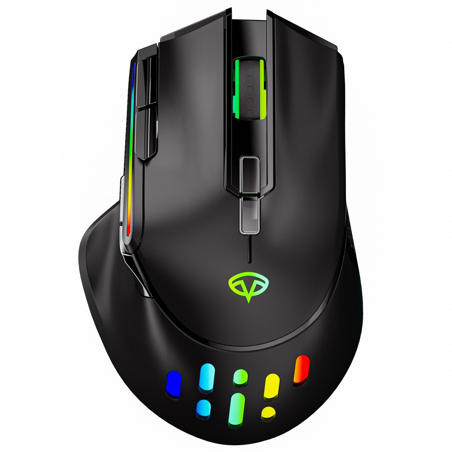 2.4GHz Wireless Optical Gaming Mouse with RGB Backlight & Fire Button for Windows/Mac