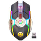 2.4GHz Wireless Optical Gaming Mouse with RGB Backlight & Mute Buttons for Windows/Mac