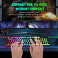 Anti-ghosting 104 Keys Membrane Wired Keyboard with RGB Backlit + 7D 3600 DPI Gaming Mouse Combo