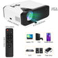 Portable Full HD 1080P Supported Projector, Compatible with Phone, SD, USB, AV, HDMI, VGA