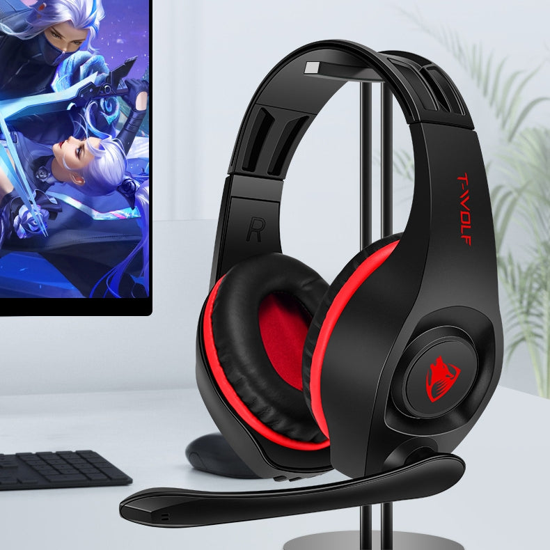 Stereo Bass Surround Wired Over-ear Gaming Headset with Mic & Soft Earmuffs for PC/Laptop/Mac/PS4/5