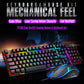 Gaming Set - 104 Keys Wired Keyboard with Rainbow Backlit + 1600 DPI Gaming Mouse Combo