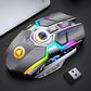 2.4GHz Wireless Optical Gaming Mouse with RGB Backlight & Mute Buttons for Windows/Mac