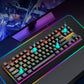 Anti-ghosting Spill Resistant Compact 87 Keys Wired Gaming Keyboard with RGB Backlit for Windows / Mac