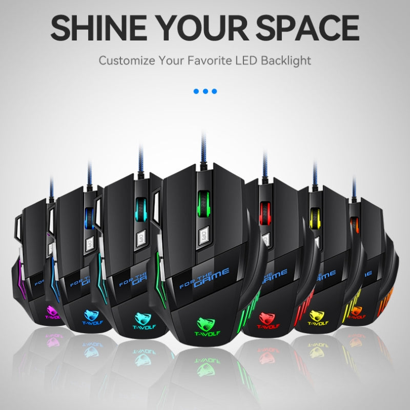 High Performance Wired Gaming Mouse with Chroma RGB Backlit & Fire Button for Windows / Mac