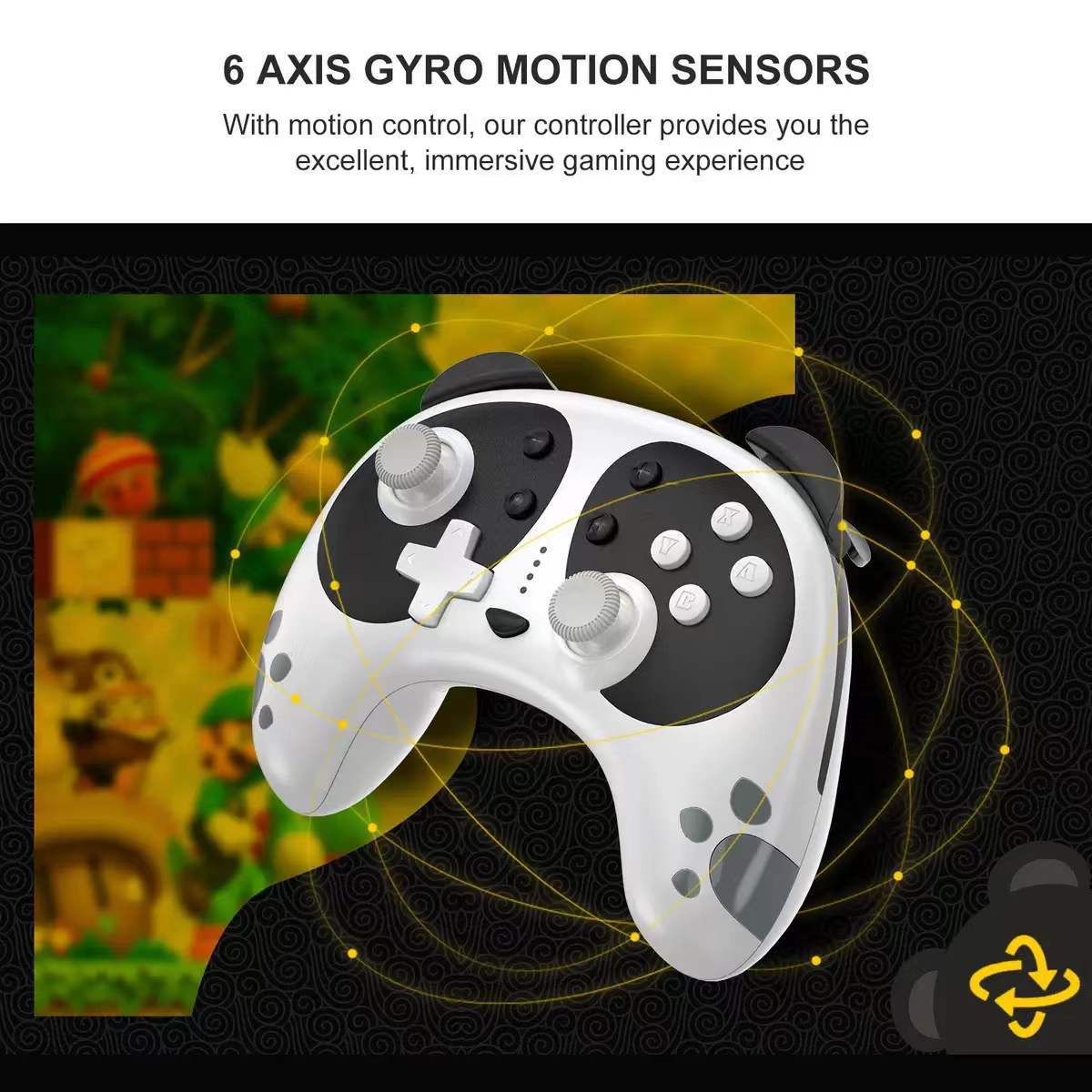 Bluetooth Gaming Controller, Gamepad for Switch & Switch Lite