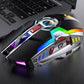 2.4GHz Wireless Optical Gaming Mouse with RGB Backlight & Mute Buttons for Windows/Mac