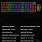 Gaming Set - 104 Keys Wired Keyboard with Rainbow Backlit + 1600 DPI Gaming Mouse Combo