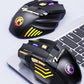 2.4GHz & Bluetooth 5.1 Wireless Mute Gaming Mouse with RGB Backlight & Fire Button for Win / Mac