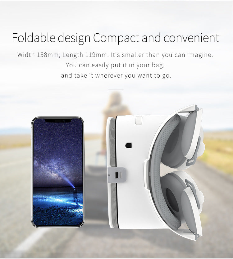 3D Virtual Reality VR Headset Compatible with 4.7-6.2" Mobile Phone