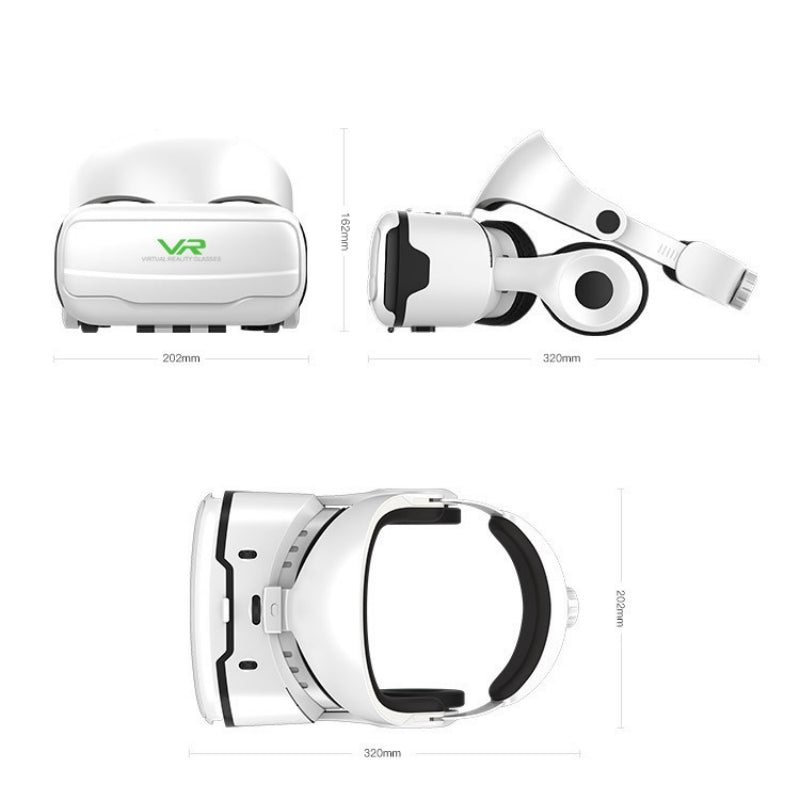 Upgraded | Virtual Reality 3D VR Headset for Gaming & Movie, Support 4.7-6.5" Phones